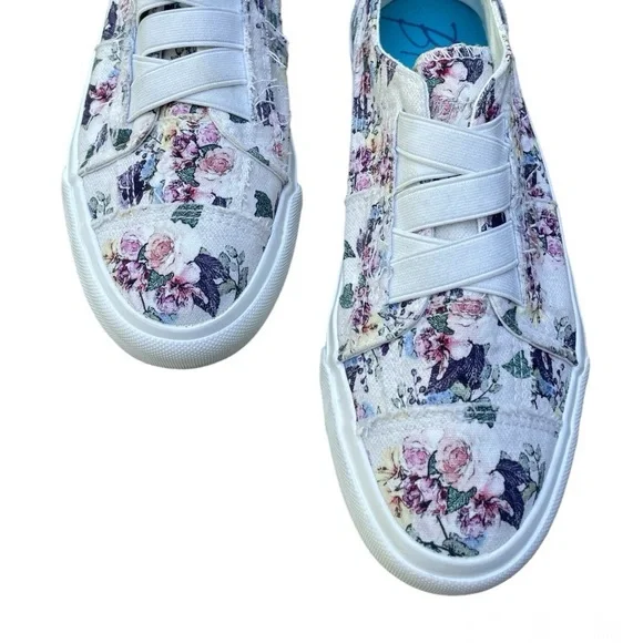 Blowfish Malibu: Marley White Vintage Floral Sneakers - Picture 2 of 5